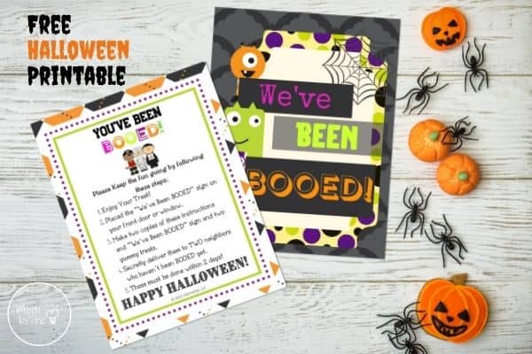 You've Been Booed Printable Signs