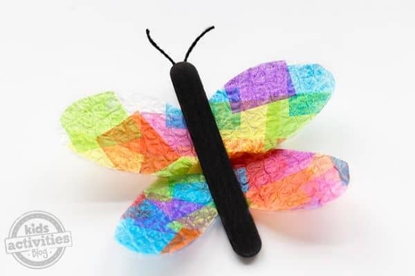 15+ Adorable Butterfly Crafts for Kids BUTTERFLY SUNCATCHER CRAFT