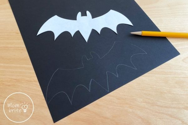 Bat Template Trace on Paper