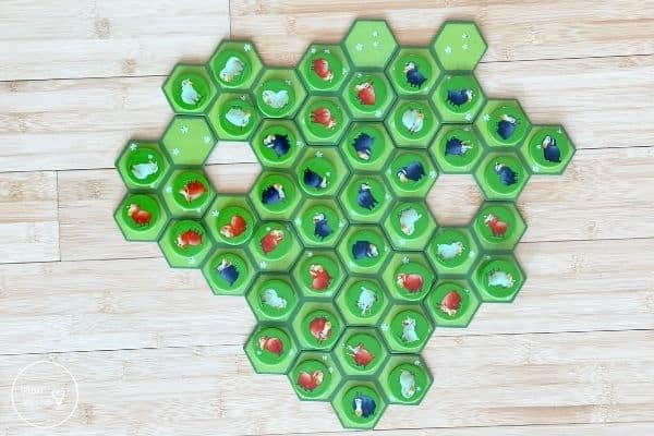 Battle Sheep Game Board Arrangement