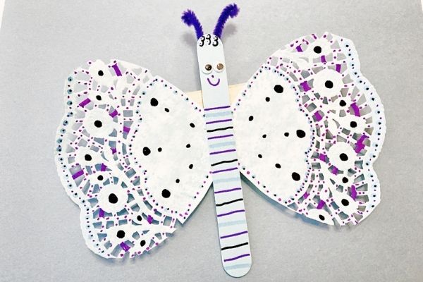 15+ Adorable Butterfly Crafts for Kids Butterfly Popsicle Stick Craft