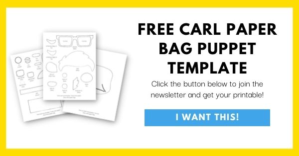 Carl Paper Bag Puppet Template Email List Opt-In