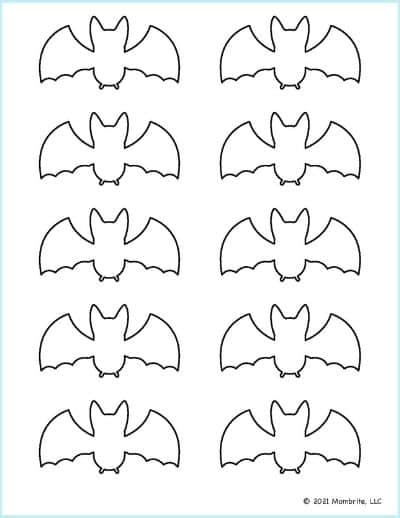 Extra Small Bat Template