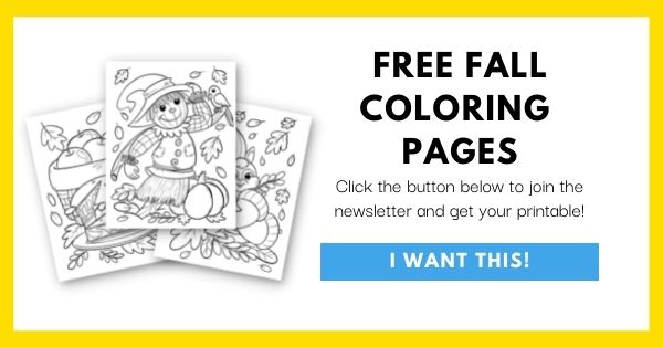 Fall Coloring Pages Email List Opt-In