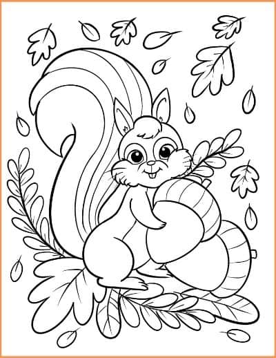 Free Printable Fall Coloring Sheets For Preschoolers