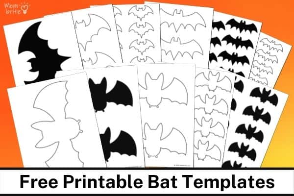 Free Printable Bat Templates Mockup