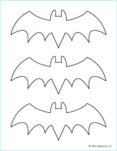 Medium Bat Outline