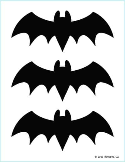 Printable Bat Silhouette