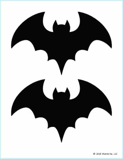 Printable Bat Shapes