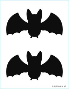 25 Free Printable Bat Templates | Mombrite