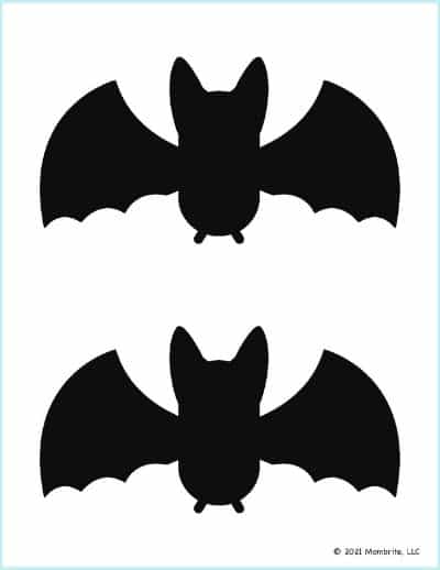 25 Free Printable Bat Templates | Mombrite