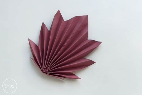 Origami Maple Leaf Fan Out Leaf