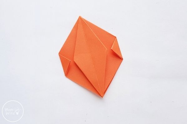 Origami Pumpkin Step 10