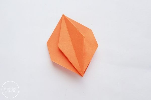 Origami Pumpkin Step 13