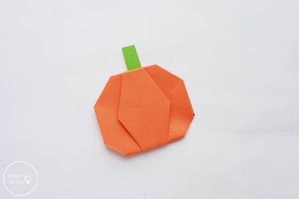 Origami Pumpkin Step 17