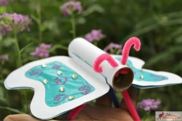 15+ Adorable Butterfly Crafts for Kids Paper Roll Butterfly Craft