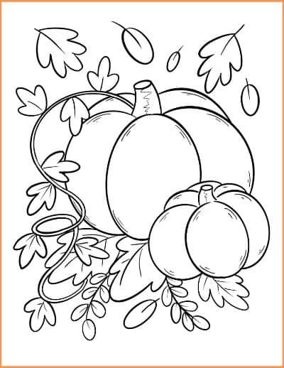 Pumpkin Coloring Page