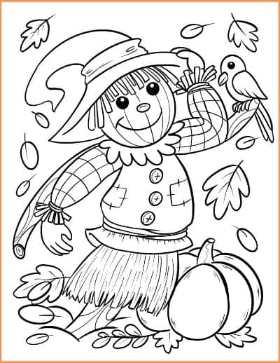 fall-scarecrow-falling-leaves-coloring-page-printable