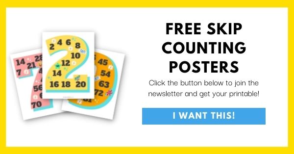 Skip Counting Posters Email List Opt-In