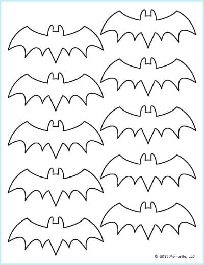 Small Bat Outline