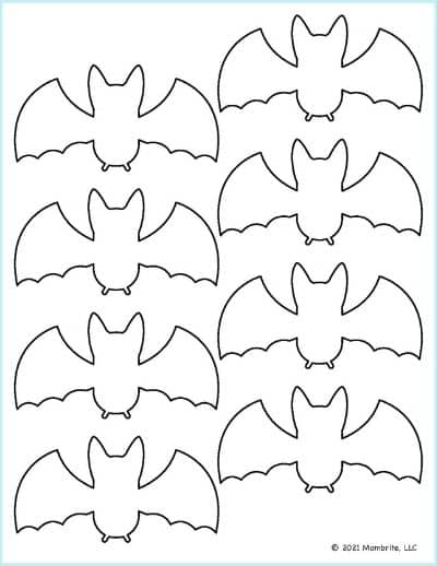 Small Bat Template