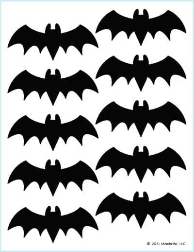 25 Free Printable Bat Templates Mombrite