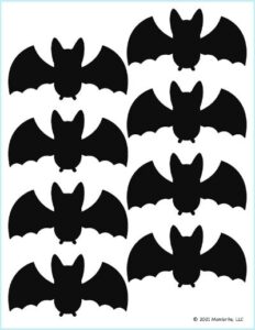 25 Free Printable Bat Templates | Mombrite