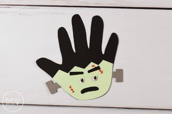 Frankenstein Handprint Craft