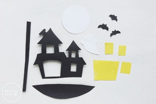 Halloween Haunted Mansion Craft Template Patterns