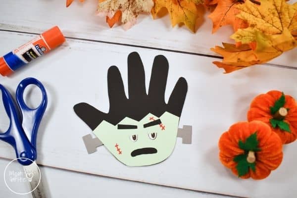 Handprint Frankenstein Craft