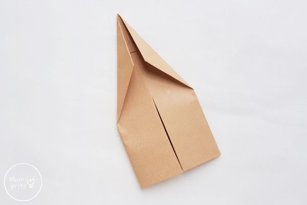 Origami Turkey Fold Corners Toward the Crease