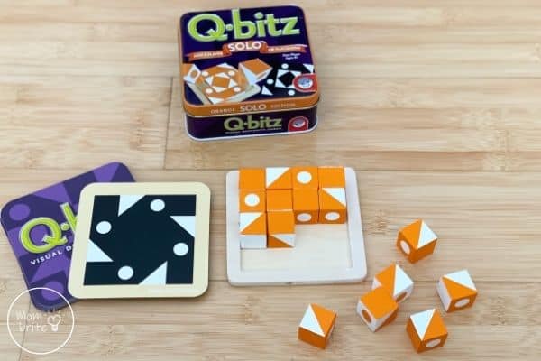 Q-bitz Solo Game Card