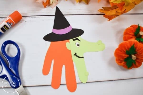 Witch Handprint Craft