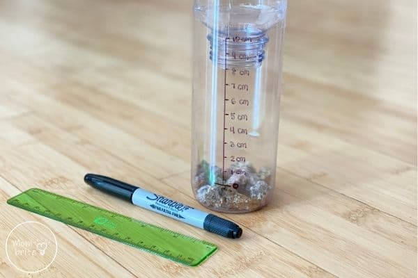 DIY Rain Gauge Draw Measurements