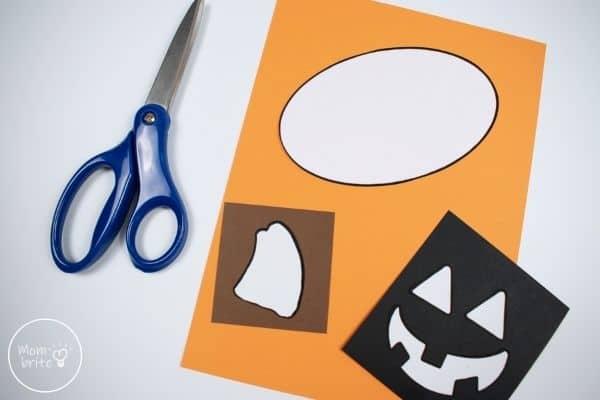 Pumpkin Handprint Craft Template Patterns