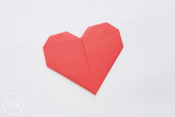 Easy Origami Heart Step By Step Instructions Mombrite