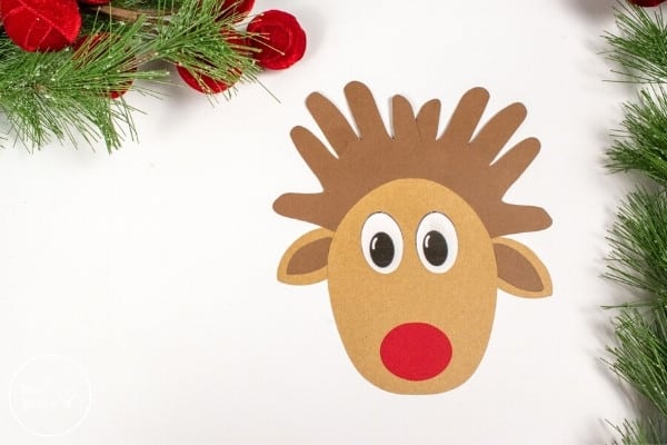 Christmas Handprint Reindeer Craft