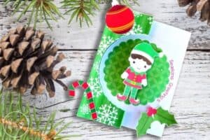 DIY Elf Christmas Card