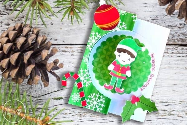 DIY Elf Christmas Card