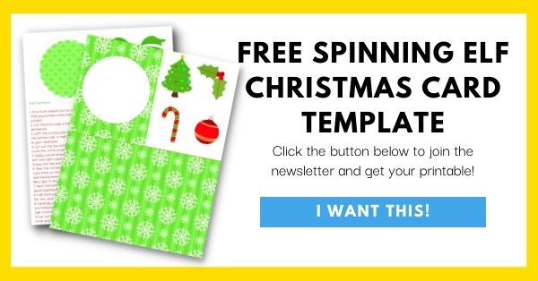 Free Spinning Elf Christmas Card Template Email List Opt-In