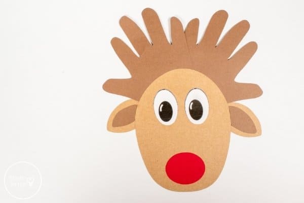 Handprint Reindeer Christmas Craft