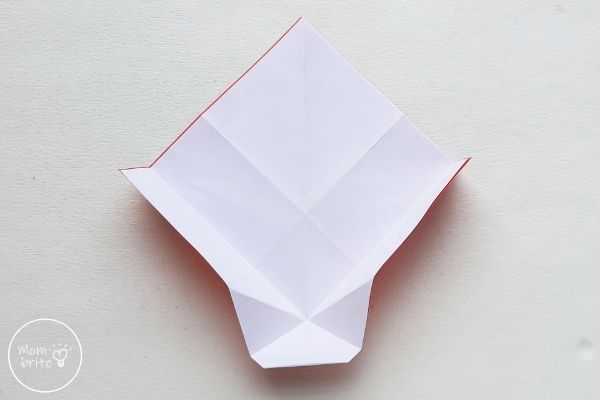 Origami Santa Claus Fold Along Creases