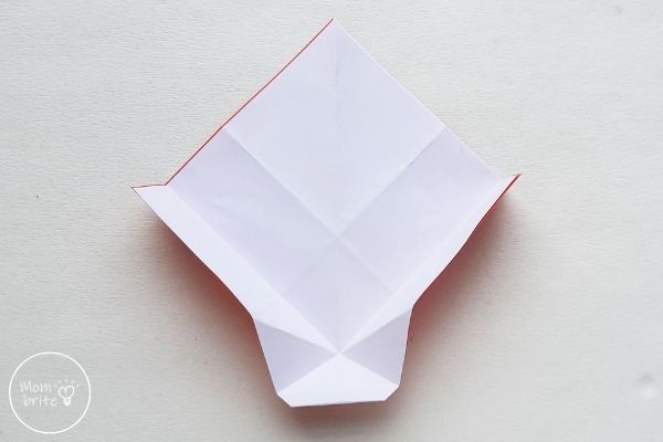 Origami Santa Claus Fold Along Creases