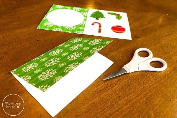 Spinning Elf Christmas Card Fold Base