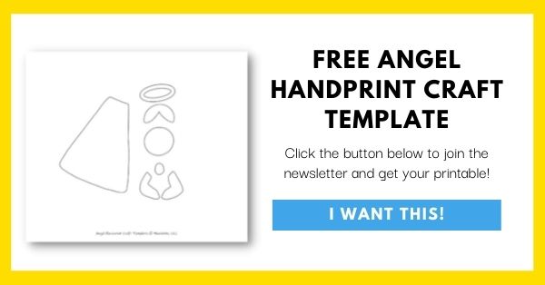 Angel Handprint Craft Email List Opt-In
