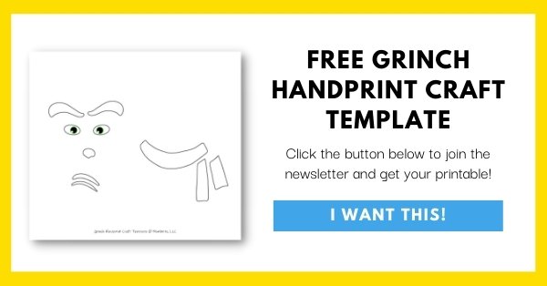 Grinch Handprint Craft Email List Opt-In