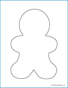 Free Printable Gingerbread Man Templates and Coloring Pages | Mombrite