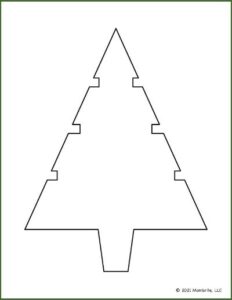 Free Printable Christmas Tree Templates | Mombrite