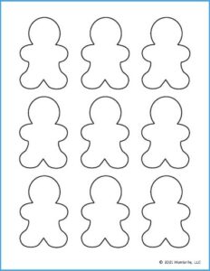 Free Printable Gingerbread Man Templates and Coloring Pages | Mombrite