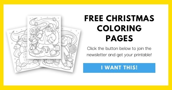 Christmas Coloring Pages Email List Opt-In